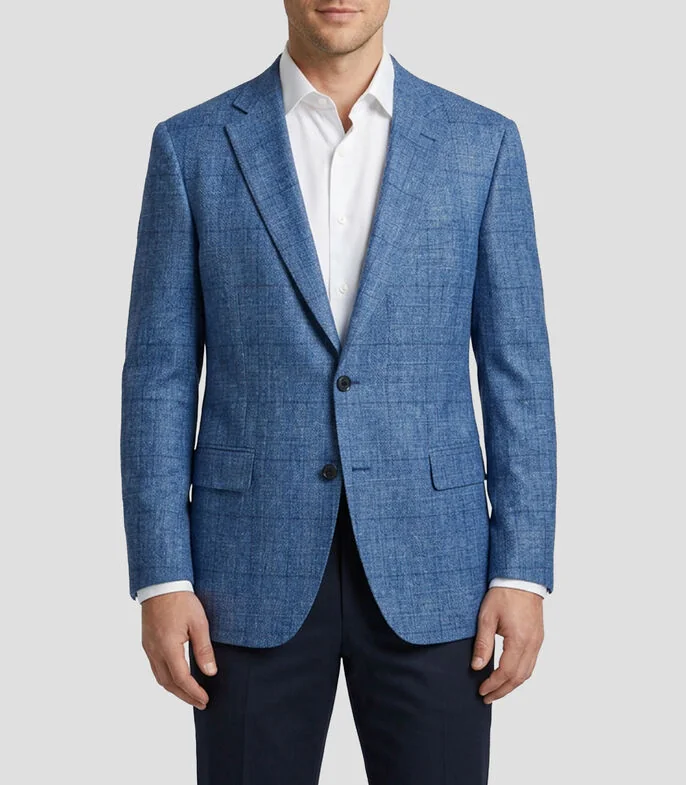 Saco de cuadros Hombre