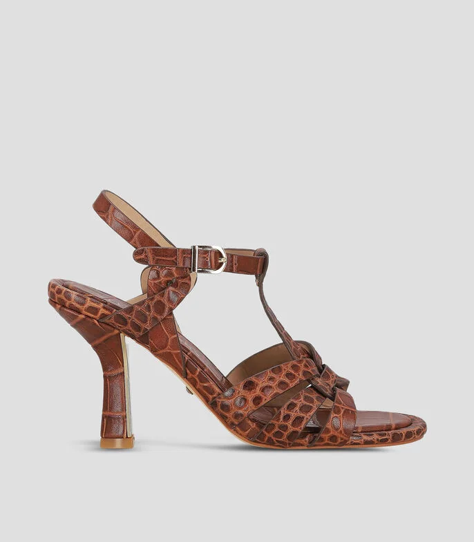 Sandalias con Tacón delgado Mujer