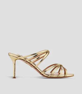 Sandalias con tacón medio de aguja Tell Me Mujer