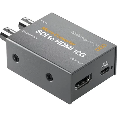 Convertidor Blackmagic Design Sdi A Hdmi 12g Con Tecnología De Transmisión Avanzada Y Carcasa - Venta Internacional.