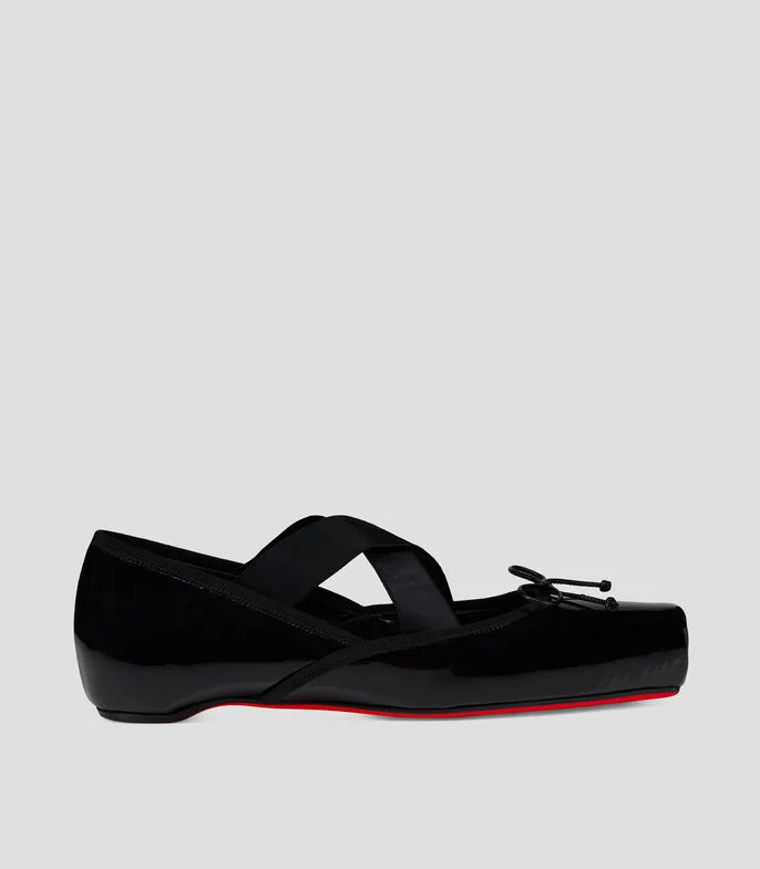 Flats Cassiasticina en charol de becerro Mujer