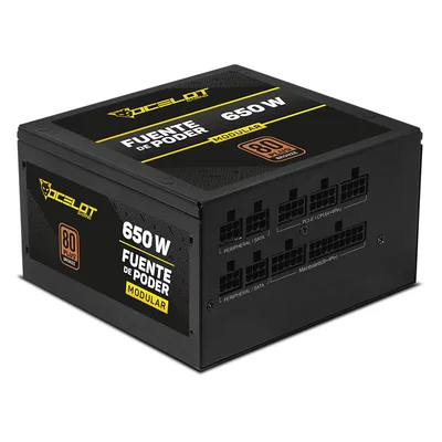 Fuente de Poder Ocelot Gaming OPS650 de 650w ATX Modular 80+ Bronze