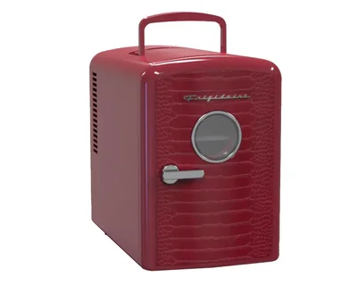 Mininevera Frigidaire Con Acabado Cocodrilo Rojo Para 9 Latas 6 L - Venta Internacional.
