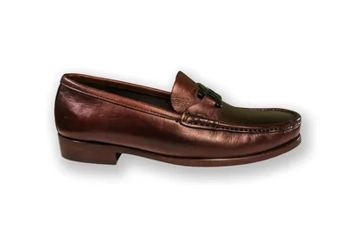 Mocasín Casual Benissimo 1904 Cafe De Piel Para Hombre