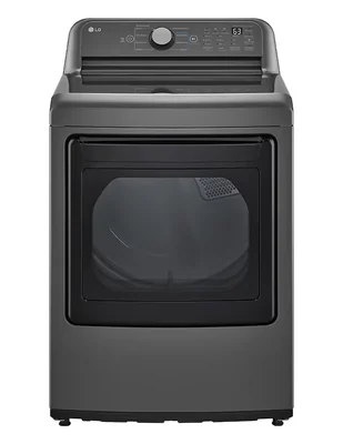 Secadora de gas natural/lp LG de 25 kg con 8 ciclos DT25MTGK.ABMELAT