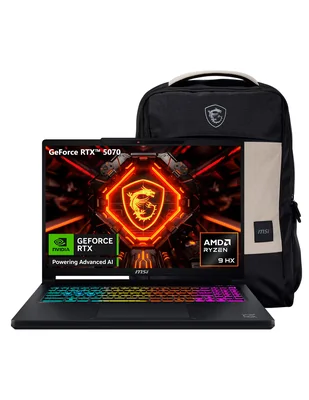 Laptop gamer crosshair a16 hx e8wgk-048mx 16 pulgadas qhd+ amd ryzen 9 8940hx nvidia geforce rtx 5070 16 gb ram 1 tb