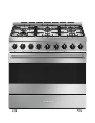 Estufa de piso a gas natural/lp Mista 90 cm B91GMX2 de 6 quemadores