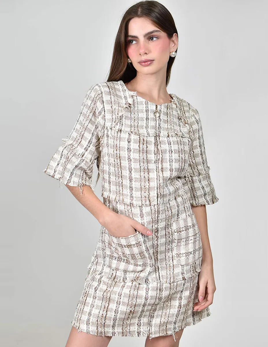 Vestido corto casual para mujer
