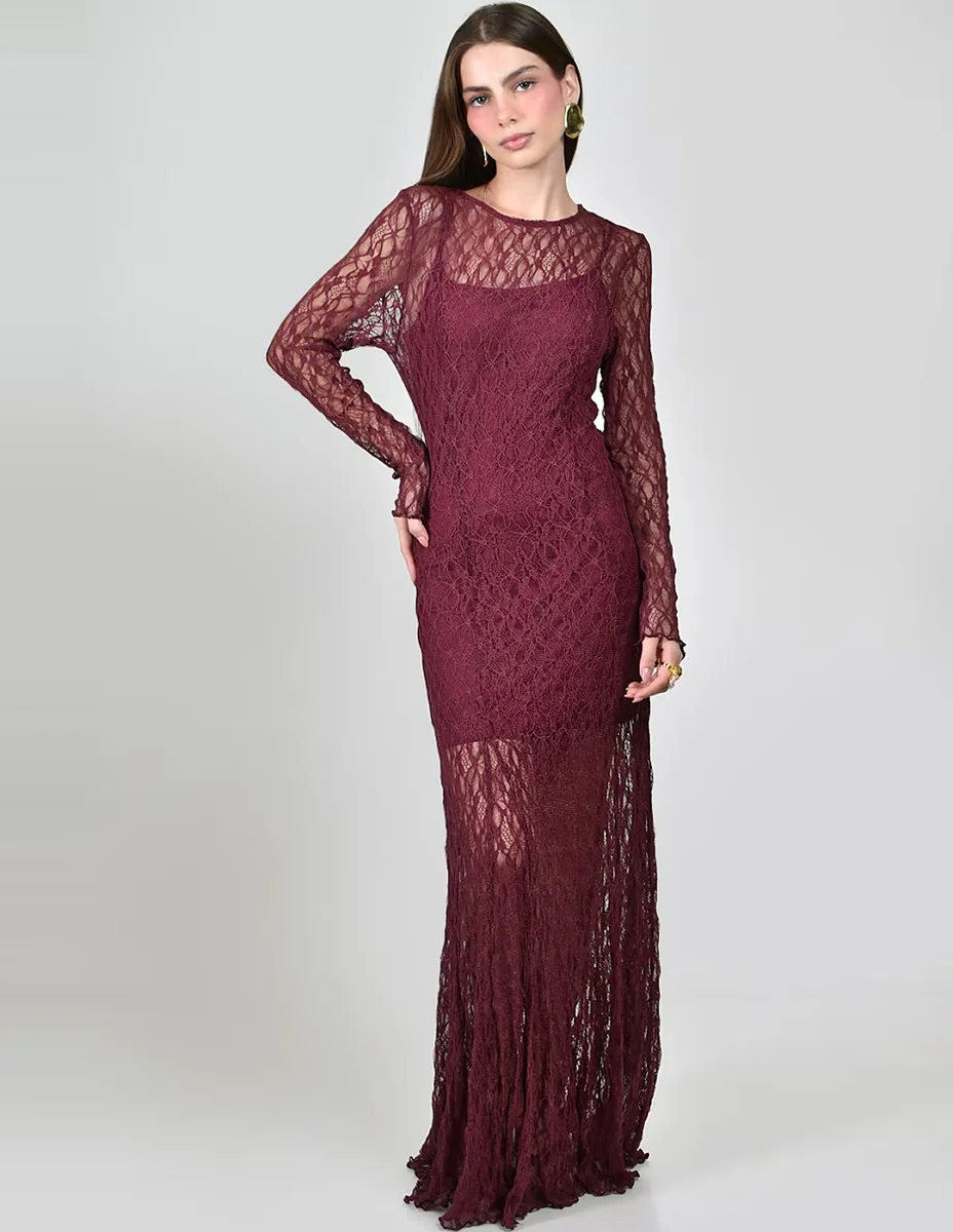 Vestido maxi fiesta para mujer