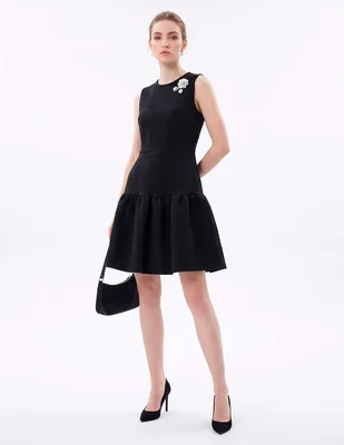 Vestido a la rodilla casual para mujer