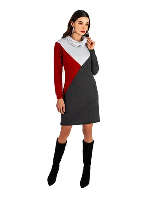 Vestido arriba rodilla casual para mujer