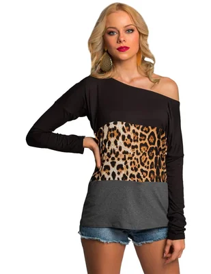 Blusa manga larga para mujer