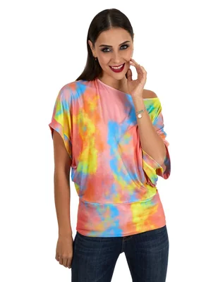 Blusa art colors manga larga para mujer