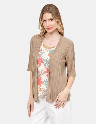 Blusa manga 3/4 para mujer
