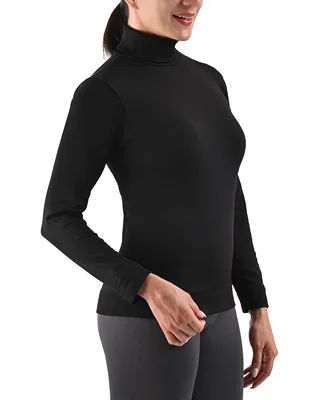 Camiseta cuello alto manga larga