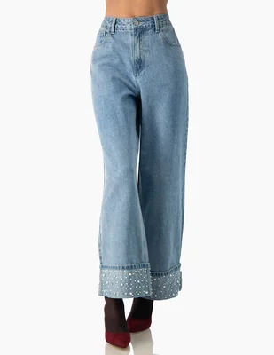 Jeans mom para mujer