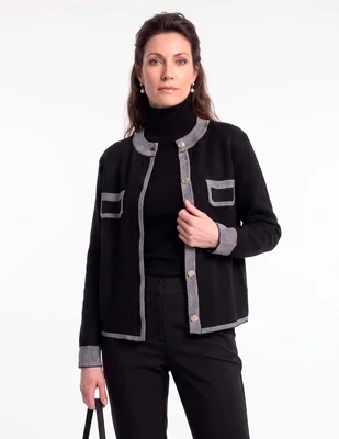 Suéter cuello redondo para mujer