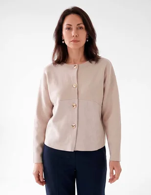 Suéter cuello redondo para mujer
