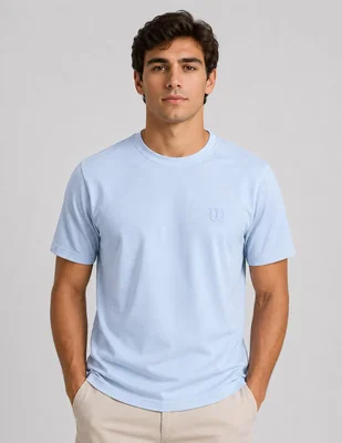 Playera cuello redondo para hombre