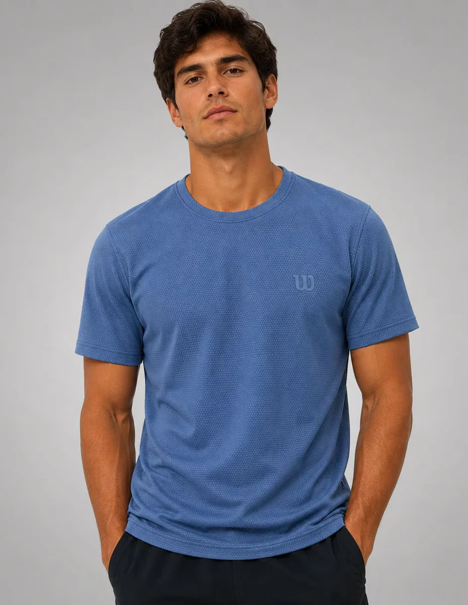 Playera cuello redondo para hombre