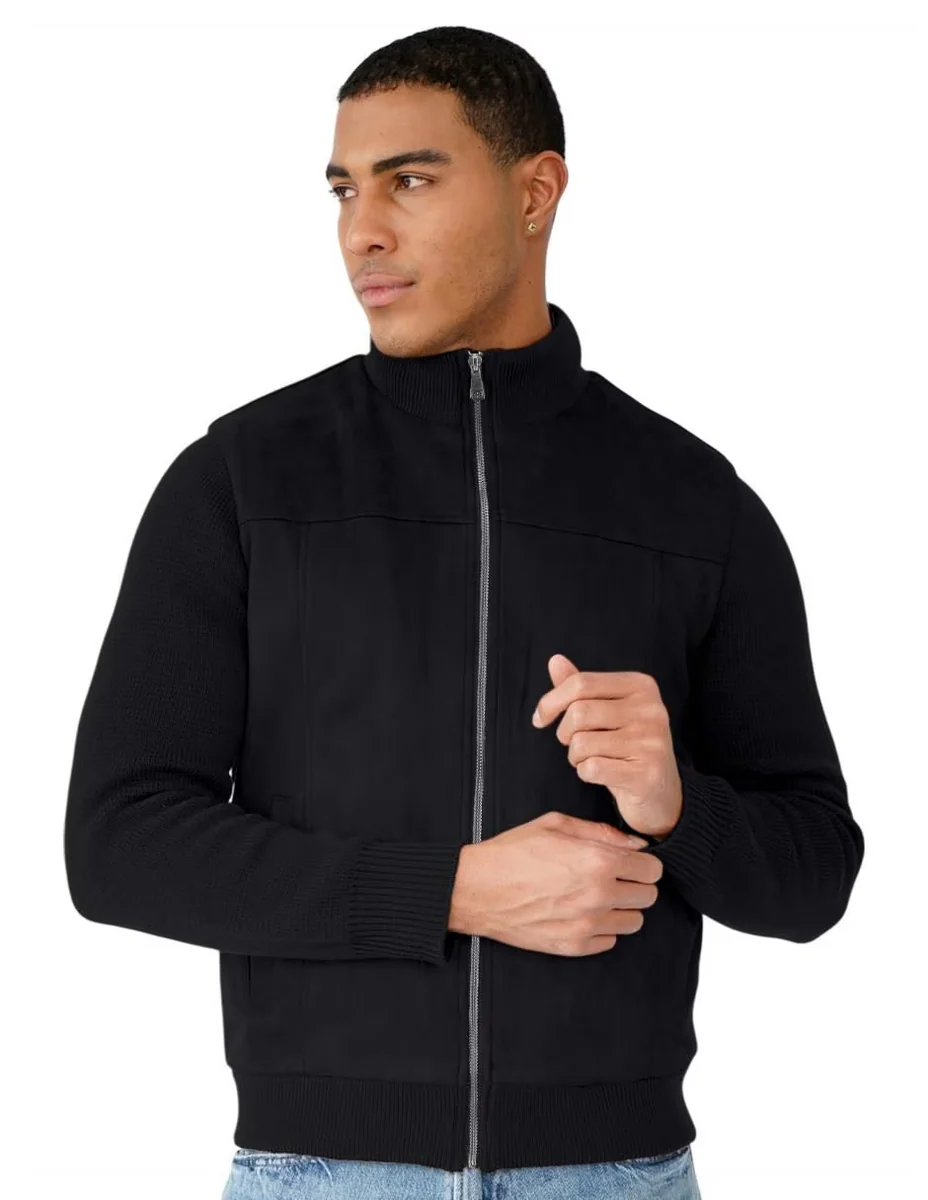 Chamarra casual con bolsillos para hombre