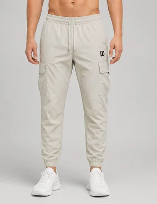 Jogger estampado logo con bolsillos para hombre