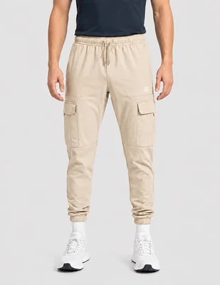 Jogger estampado logo con bolsillos para hombre