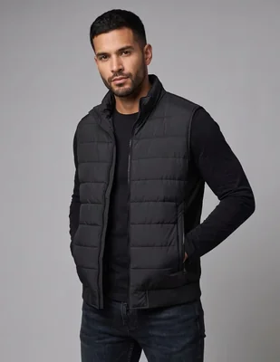 Chaleco impermeable con bolsillos para hombre