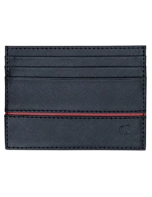 Tarjetero de piel torogoz para hombre