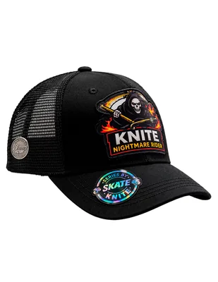 Gorra visera curva snapback para skate calavera para hombre