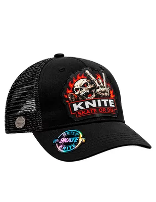 Gorra visera curva snapback para skate calavera para hombre