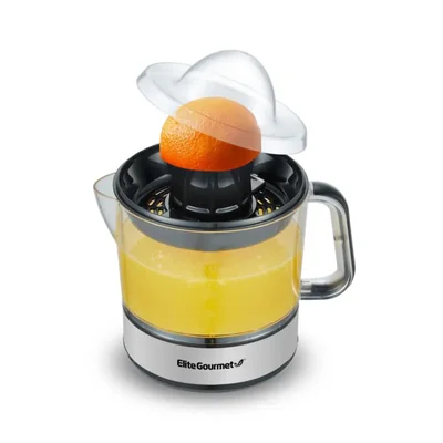 Exprimidor eléctrico de cítricos Elite Gourmet ETS623 700 ml negro/acero