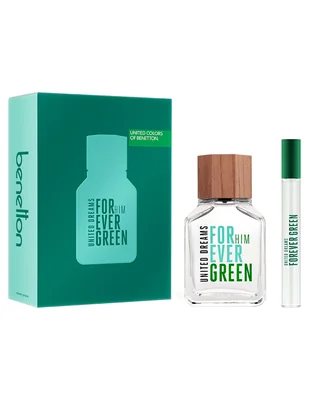 Set Eau de toilette United Dreams Forever Green para hombre