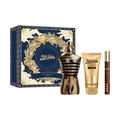 Jean Paul Gaultier Le Male Elixir Estuche 3 Piezas Caballero EDP 125ml + Gel de baño 75ml + Miniatura 10ml