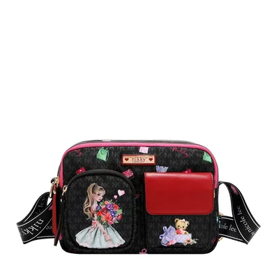 Bolso Negro Glamorous Nikky By Nicole Lee para Mujer