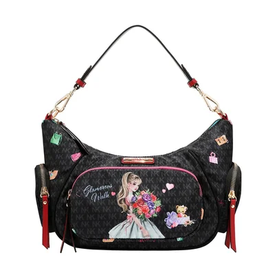 Bolso Negro Glamorous Nikky By Nicole Lee para Mujer