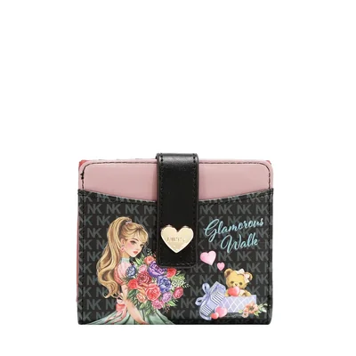 Billetera Negra Nikky By Nicole Lee Glamorous para Mujer