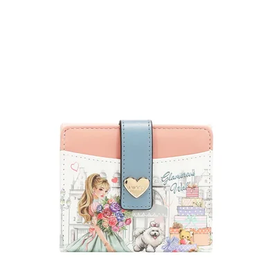 Billetera Blanca Glamorous Nikky By Nicole Lee para Mujer