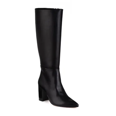 Bota Alta Lisa Tacon C Cierre Gillio 994002Ng