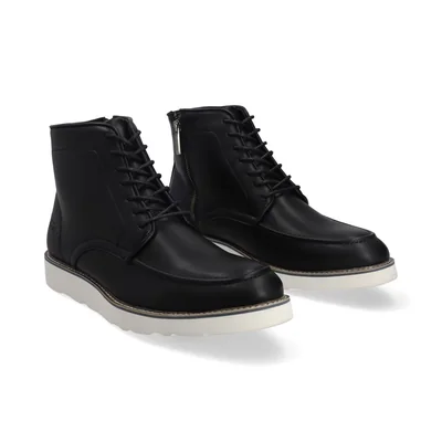 Bota de Vestir para Hombre, Color Negro Capa de Ozono
