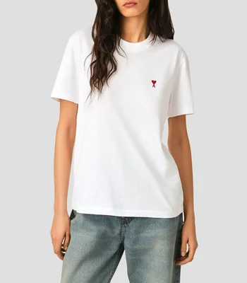 Playera cuello redondo manga corta lisa Mujer