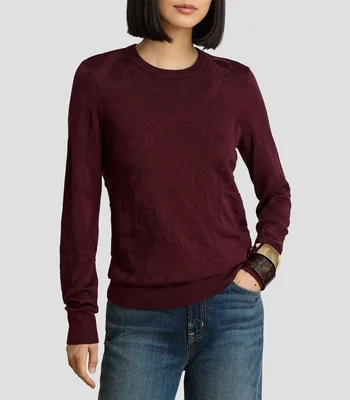 Suéter cuello redondo Mujer