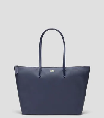 Bola tote azul lisa piqué Mujer