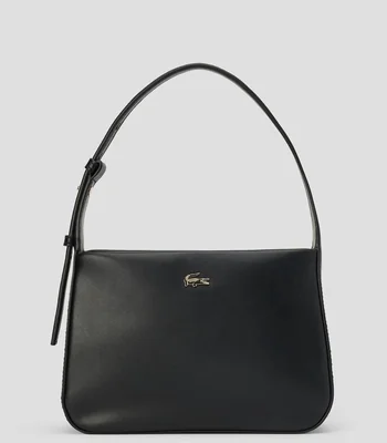 Bolsa shoulder negra lisa Mujer