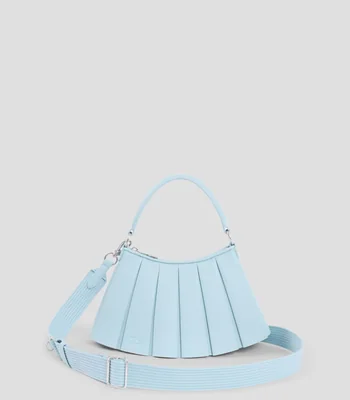 Bolsa crossbody azul lisa Mujer