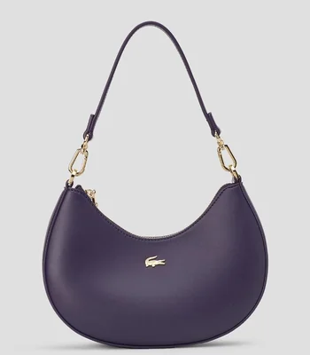 Bolsa crossbody morada lisa Mujer