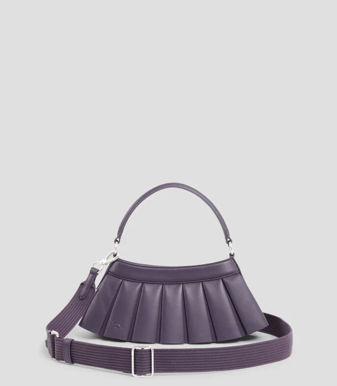 Bolsa crossbody morada lisa Mujer