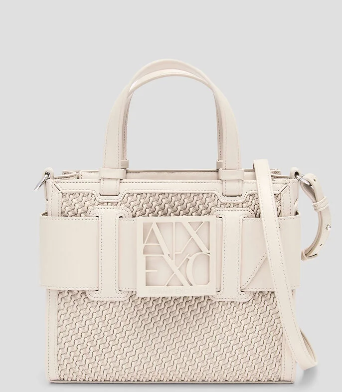 Bolsa Satchel con microdiseños Mujer