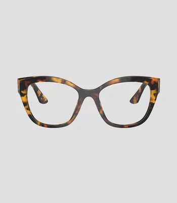 Lentes oftálmicos cuadrados ámbar Mujer