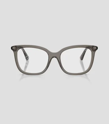 Lentes oftálmicos cuadrados grises Mujer